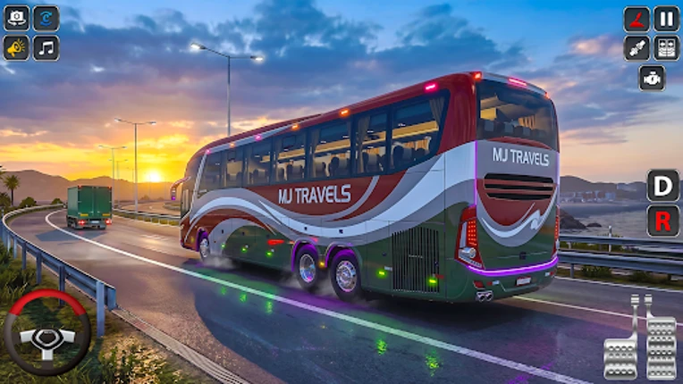 Highway Bus Simulator:Bus Game screenshot