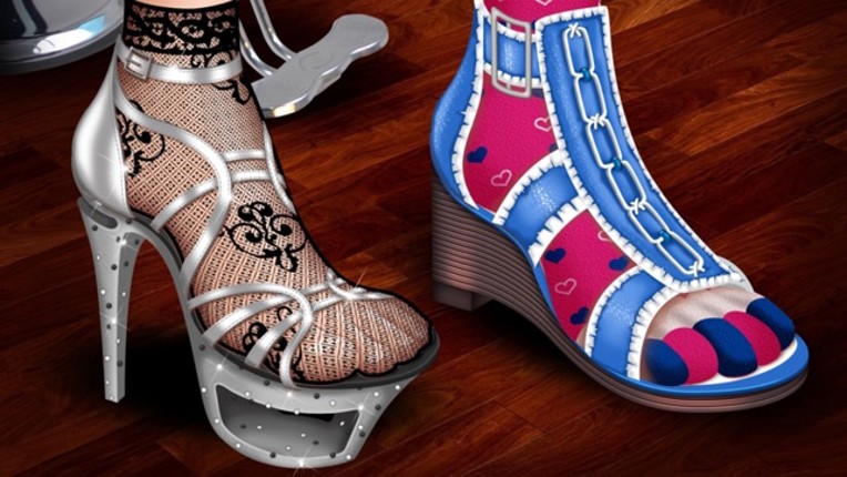 High heels Shoes Designer game for girls - FREE screenshot