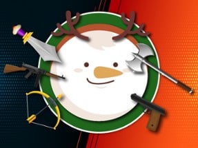 Kick The Snowman Xmas Image