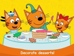 Kid-E-Cats Cooking at Kitchen! Image