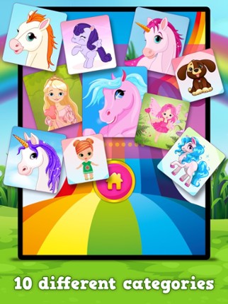Pony and Unicorn : Matching Games screenshot