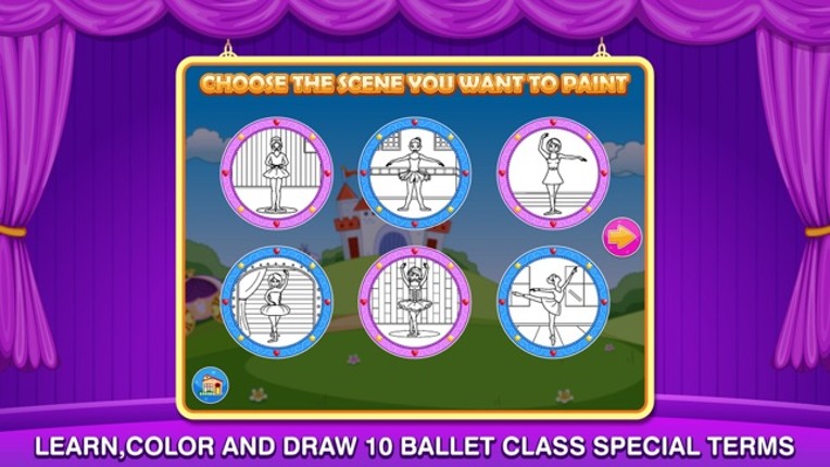 Princess Fairy Ballerina Color Salon: Fun Ballet Dancers Princesses Fairies Coloring Book for Kids and Girls screenshot