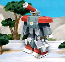 SAN-X9 BuruBuru Paper Model Image