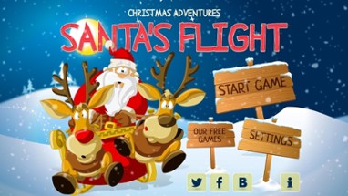 Santa's flight, christmas adventures Image