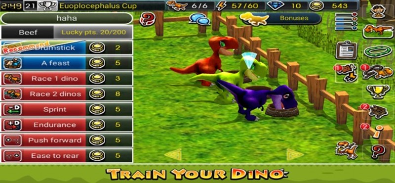 Train Your Dino: Jurassic Race screenshot