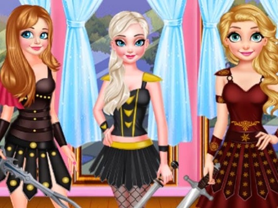 WARRIOR PRINCESS DRESS UP Game Cover