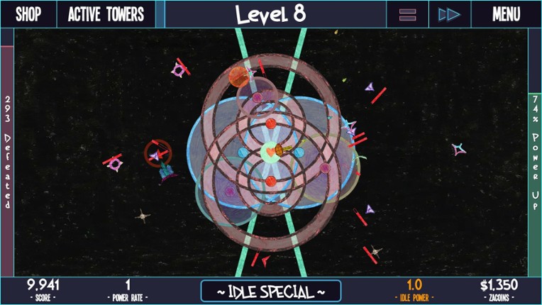 ZaciSa: Idle Defense! screenshot