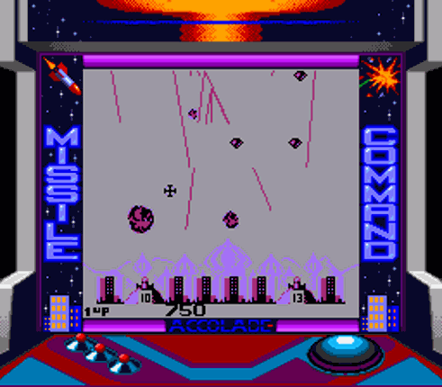 Arcade Classic No. 1: Asteroids / Missile Command screenshot