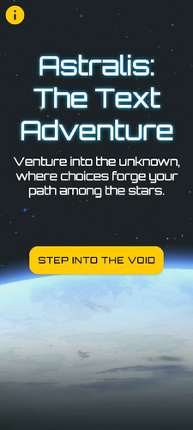Astralis: The Text Adventure Image