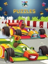 Cartoon Cars Puzzles for Kids Image