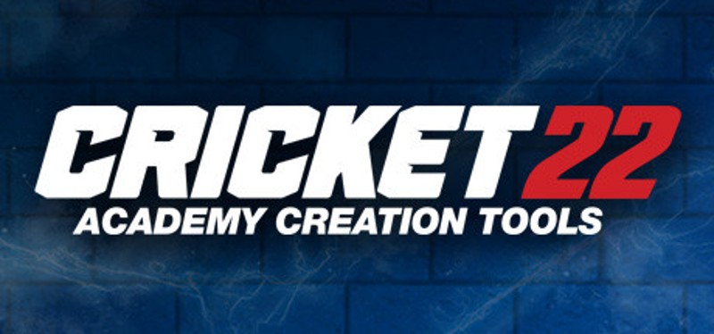 Cricket 22 - Academy Creation Tools Game Cover