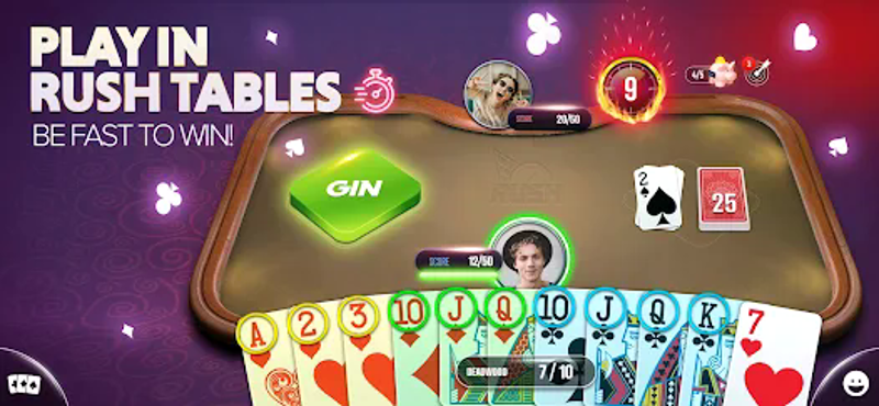 Gin Rummy Extra - Online Rummy screenshot