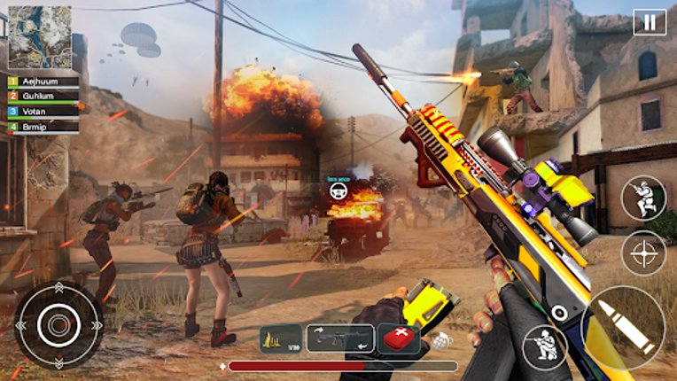 Fire gun game screenshot