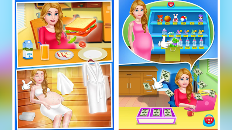 Mom and Newborn care game Image