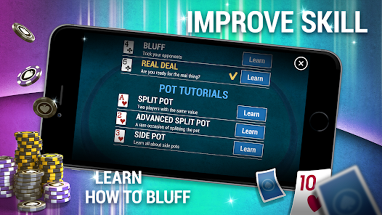 Learn How To Play Texas Poker screenshot