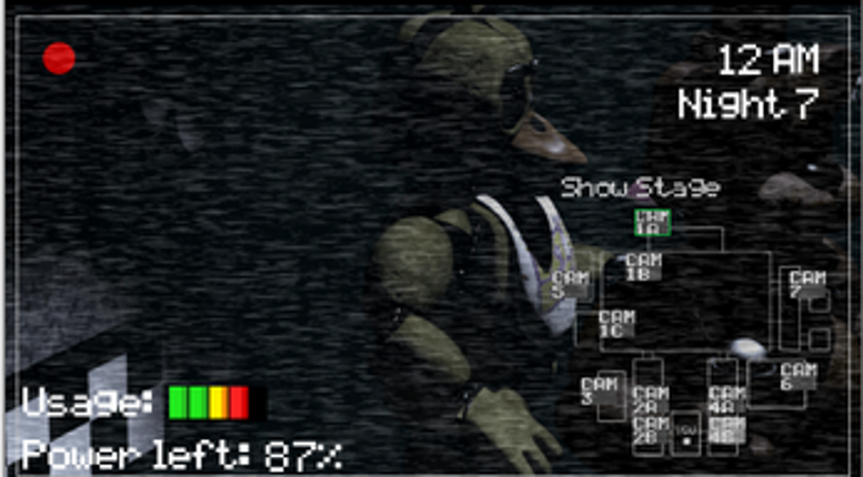 FNaF 1 PSP recreation screenshot