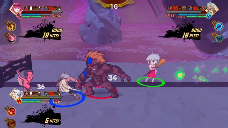 Unrivaled Heroes: 2.5D Brawler screenshot