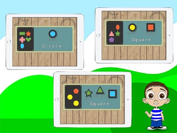 Baby block puzzles : geometry shapes Image