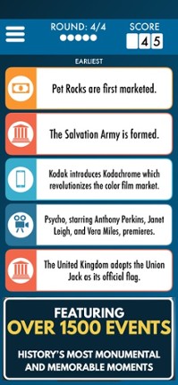 Eventology - History Trivia screenshot
