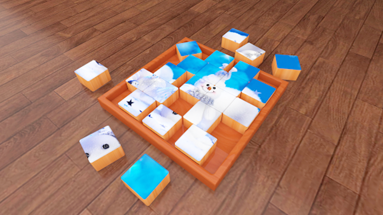 Number Wood Jigsaw screenshot