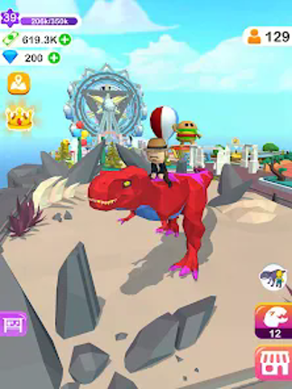 Dino Tycoon - 3D Building Game screenshot