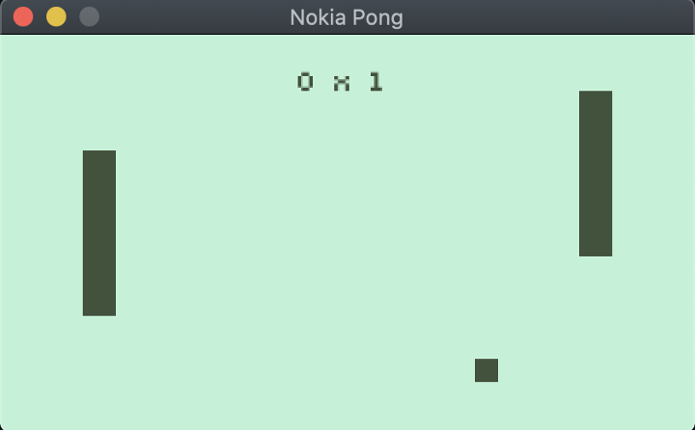 Nokia Pong Game Cover