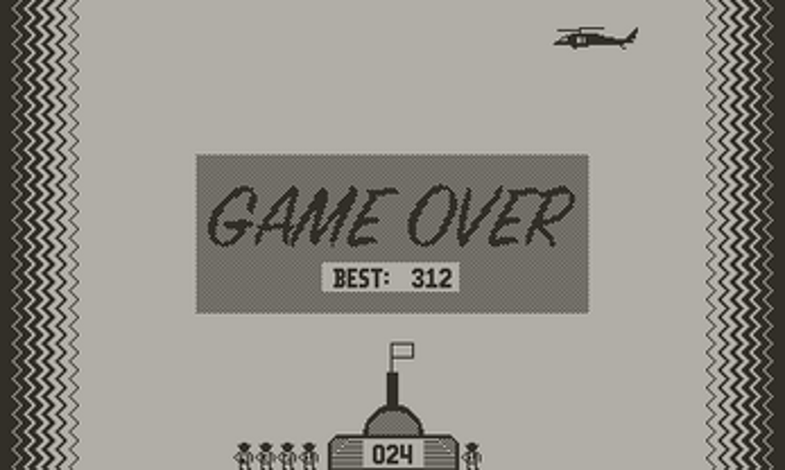 Parachute 22 (Playdate) screenshot