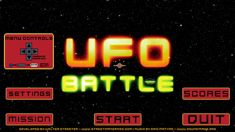 UFO Battle Game Cover