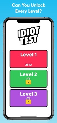 Idiot Test - Quiz Game screenshot