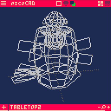 [picoCAD] Pop-it Pirate screenshot