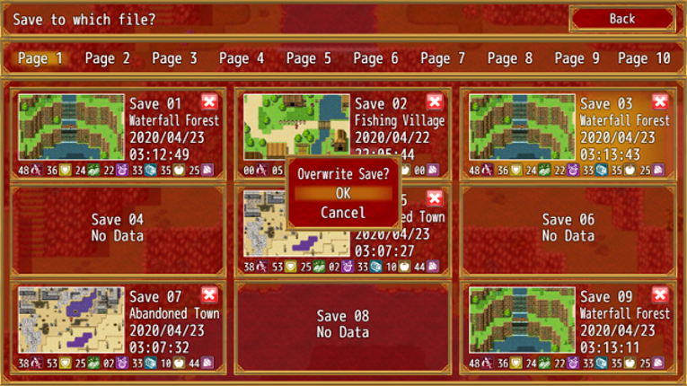 [RMMV] SaveGridEx Image