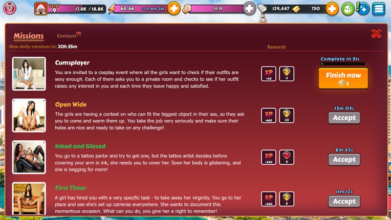 Trans Pornstar Harem Image