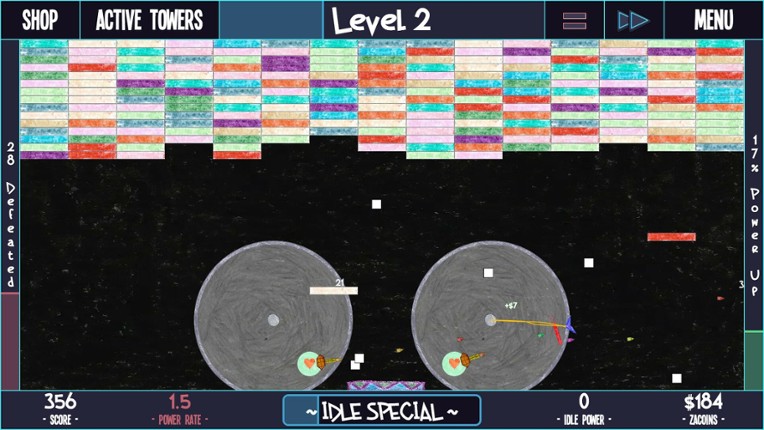 ZaciSa: Idle Defense! screenshot