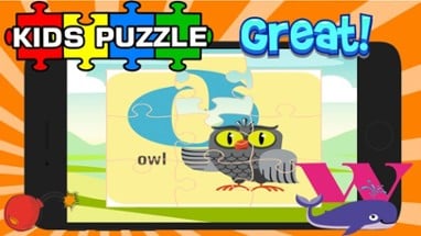 ABC Animal Puzzle Jigsaw-Kid English Learning Free Image