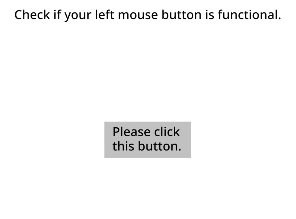 Games like Check if your left mouse button is functional.