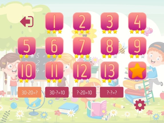 First grade Math - Subtraction screenshot