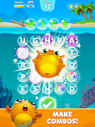 Bubble Words Word Games Puzzle screenshot