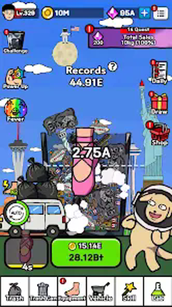 Trash King: Clicker Games Image