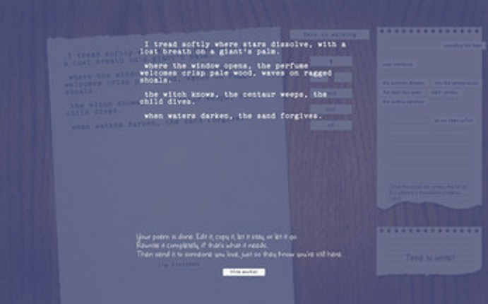 Free Verse screenshot