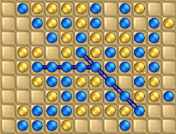 the points, five in line Image