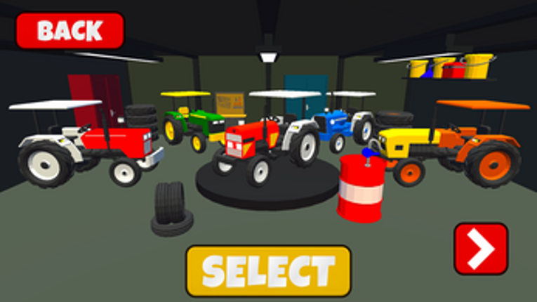 Tractor vs Barricade Image