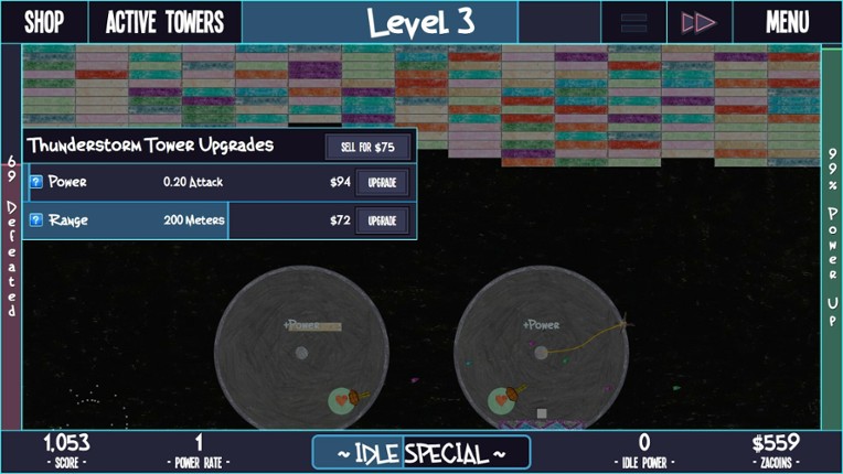 ZaciSa: Idle Defense! screenshot