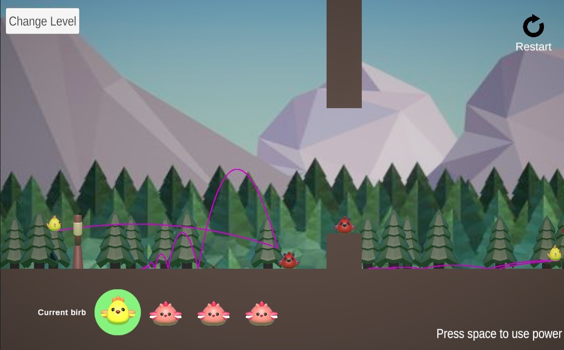 Games like Angry birbs : a custom physics exercise