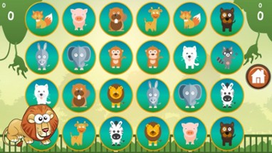 Animals Kid Matching Game - Memory Cards Image