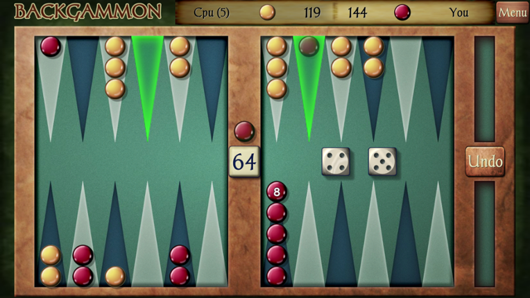 Backgammon screenshot