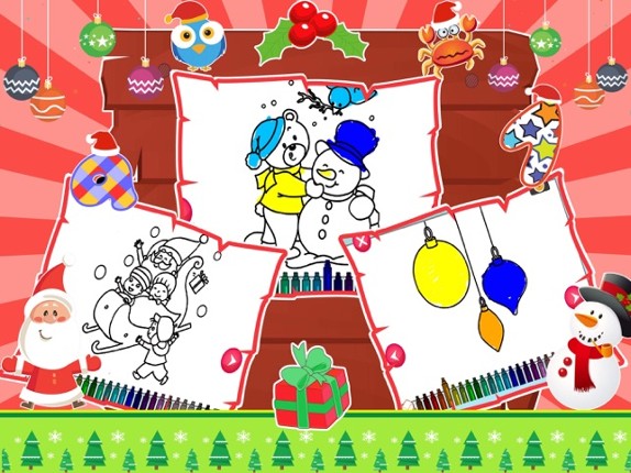 Christmas Coloring Book Pages screenshot