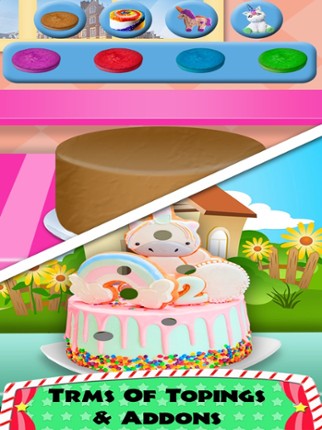 DIY Unicorn Rainbow Cake Cooking! Sweet Dessert screenshot