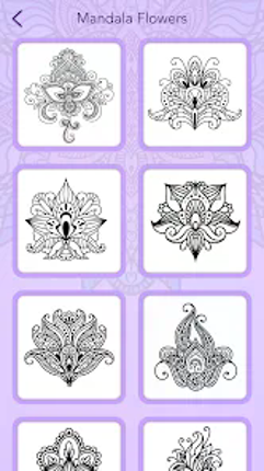 Mandala Coloring Book screenshot