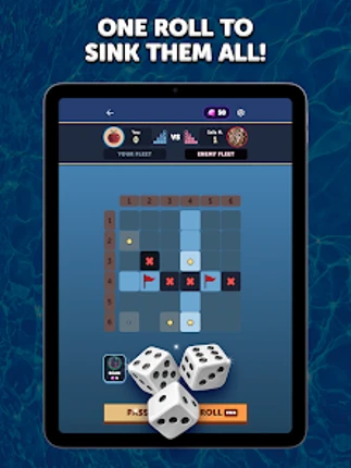 Dice Battleship screenshot