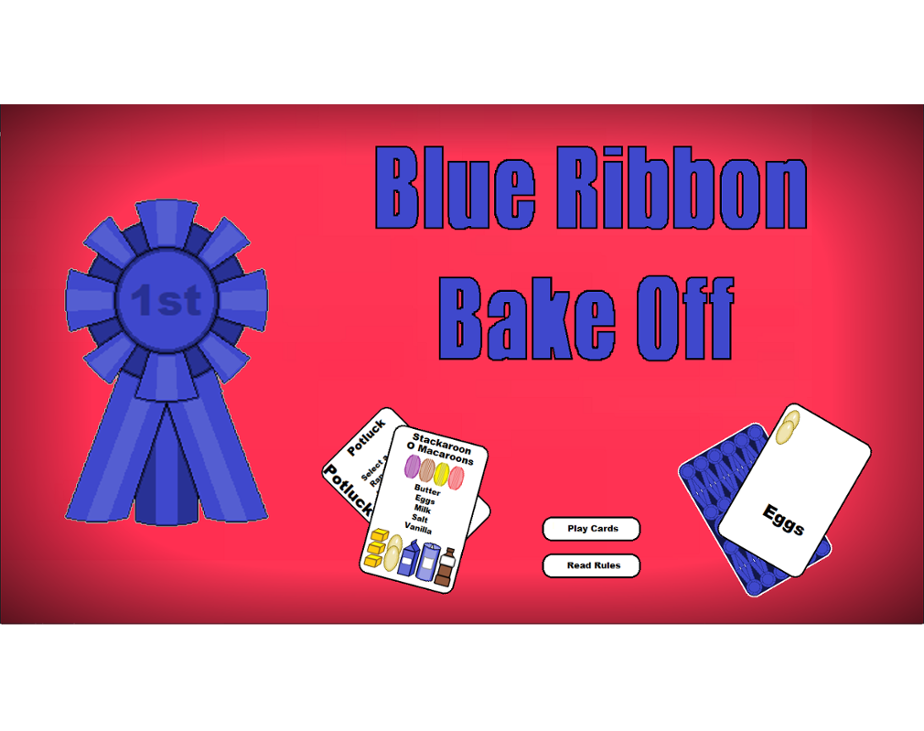 Games like Blue Ribbon Bake Off - New, Original Card Game